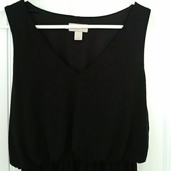 Black Midi Dress Loft - Picture 2 of 6